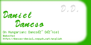 daniel dancso business card